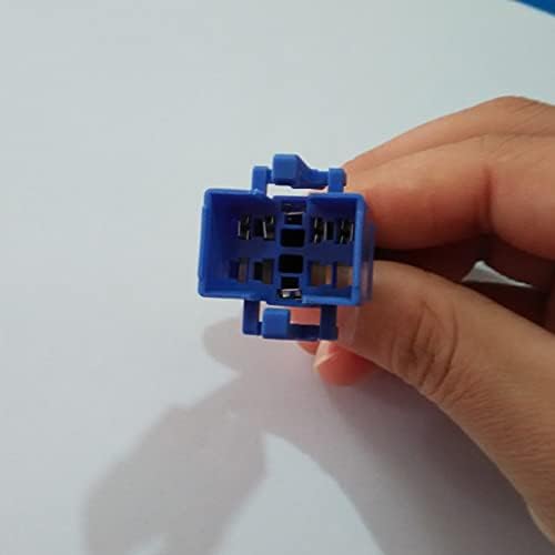 25 мм Синя led от неръждаема стомана 12 Пръстен С подсветка Незабавен Метален Бутон превключвател 1NO1NC + 15 см Конектор кабели кабели (Цвят: оранжев, напрежение: LED Volta12V)