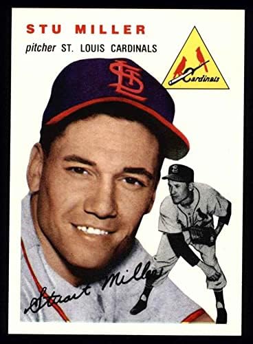 1954 Topps # 164 Стю Милър Сейнт Луис Кардиналс (Бейзболна картичка) NM/MT Кардиналс