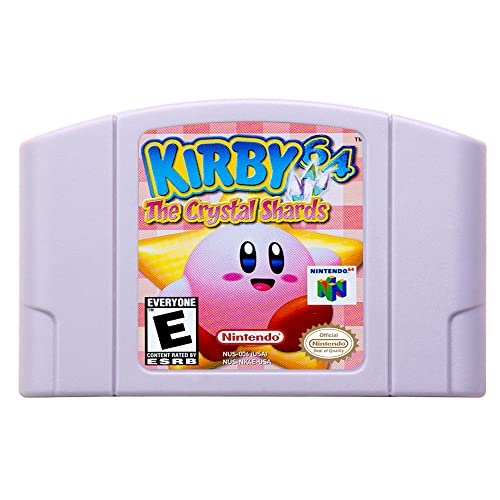 Нова Игра Касета N64 Kirby 64 - The Crystal Shards Американската версия NTSC За игра на карти конзола N64