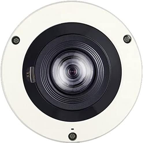 Hanwha XNF-8010RV 6-Мегапикселова мрежова градинска камера тип Рибешко око серия X с фиксиран обектив 1,6 мм.
