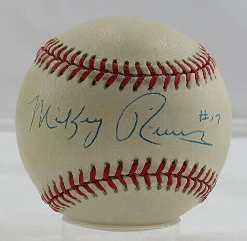 Играта на топка с Автограф от Мики Риверса Rawlings B101 - Бейзболни Топки С Автографи