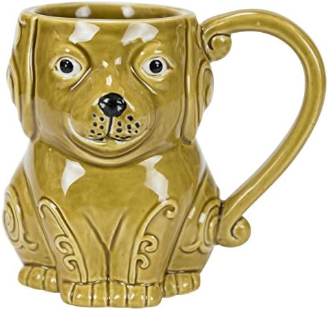 Керамична Чаша за кучета с ръчно рисувани от Boston Warehouse