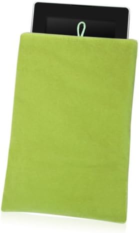 Калъф BoxWave е Съвместим с Mimo UM-760C-SMK (Case by BoxWave) - Кадифена торбичка, калъф от мека велюровой плат с завязками за Mimo UM-760C-SMK, Mimo UM-760C-SMK, UM-760CH маслинено-зелен цвят