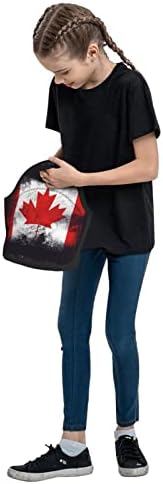 Дамски Мъжки Изолирано Чанта За Обяд С Канадския Флаг, Обяд-Бокс, Фланец Обяд-Охладител За Училищната Работа,