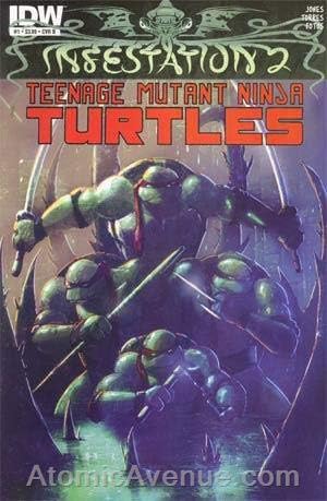 Заразяване на 2: костенурките-нинджа-тийнейджъри-мутанти 1Б VF/ NM; комикс IDW
