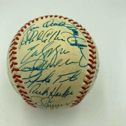 Бейзбол екип Роберто Аломара 1992 г. Торонто Блу Джейс подписа договор с JSA COA по бейзбол - Бейзболни топки с автографи