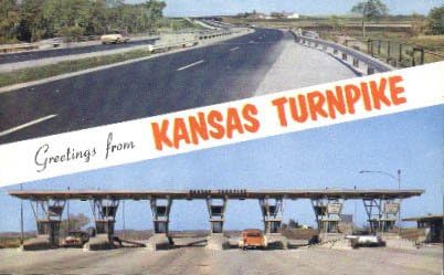 Канзасская магистрала, Канзас, пощенска Картичка