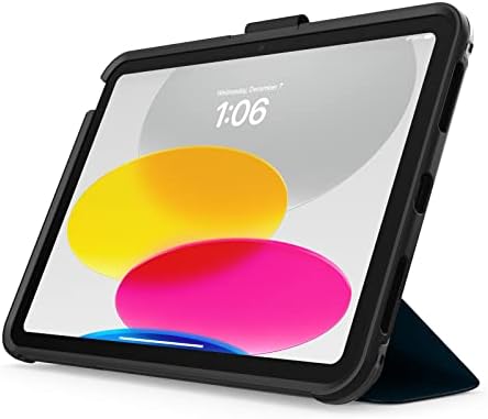 Калъф OtterBox SYMMETRY FOLIO SERIES за iPad на 10-то поколение (САМО) - COASTAL EVENING (Ясно / Черно / синьо)