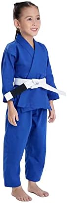 JUST YEARN Kids BJJ GI, младежко детско кимоно IBJJF за бразилското джиу-джицу, колан от предварително выстиранной тъкан в комплекта не е включена.