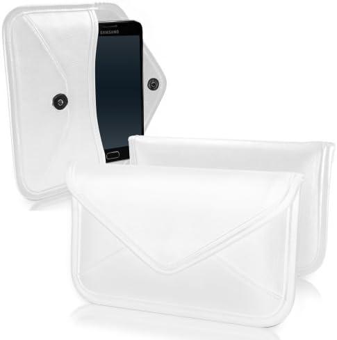 Калъф BoxWave за LG V35 ThinQ (Case by BoxWave) - Луксозен Кожен калъф-месинджър, Дизайн своята практика-плик