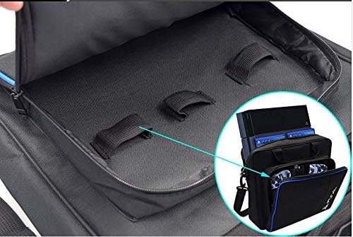Пътен Калъф UbiGear Чанта за Носене на конзолата Ps4 Playstation 4 През Рамо Черен