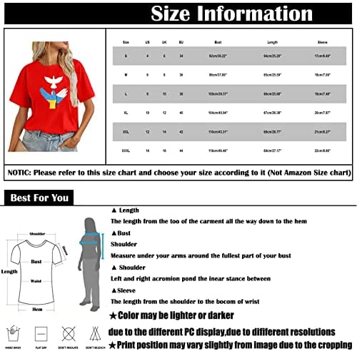 NOKMOPO/ Дамски Тениски Големи Размери, Мода Лято Свободна Тениска С кръгло деколте и къси ръкави
