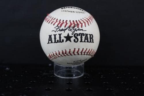 Алън Траммелл Подписа Бейзболен Автограф Auto PSA/DNA AL77981 - Бейзболни топки с Автографи