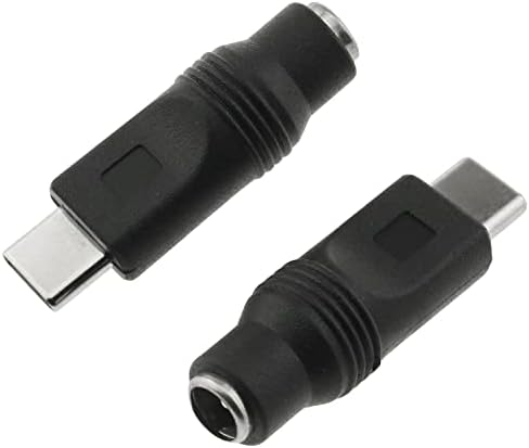 RLECS захранващ Адаптер USB към постоянен работен ток 2 бр. Тип C USB Съединители dc 5,5x2,1 мм Жак-изход захранващ