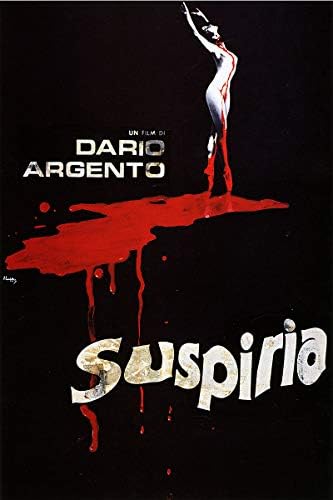 Американските подарък услуги - Ретро Постер на филма на ужасите Суспирия Дарио Ардженто - 11x17