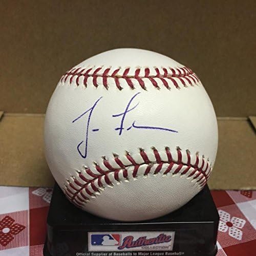 Джеф Фиорентино Балтимор Ориълс М. л. Бейзбол с автограф W / coa - Бейзболни топки с автографи