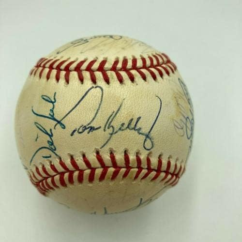Кен Гриффи Младши Кърби Пакетт Марк Mcgwire 1992 Мач на Звездите Бейзбол С Автограф от JSA - Бейзболни топки