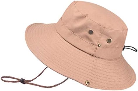 Бейзболна шапка Мъжка Регулируема Шапка Boonie Bucket Outdoor Solid Hat Защита Риболовна Шапка за Жени