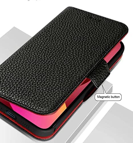 Флип калъф HEPUP за Apple iPhone 12 Pro Max (2020 г.) 6,7 инча, кожена поставка с магнитна закопчалка, Калъф-награда за телефон, Портфейл, държач за карти (Цвят: каки)