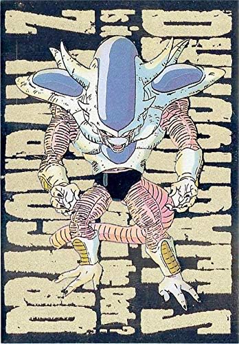 Търговска карта Frieza 2nd transformation Dragon Ball Z 1999 Funimation G10 Gold Chase Insert edition