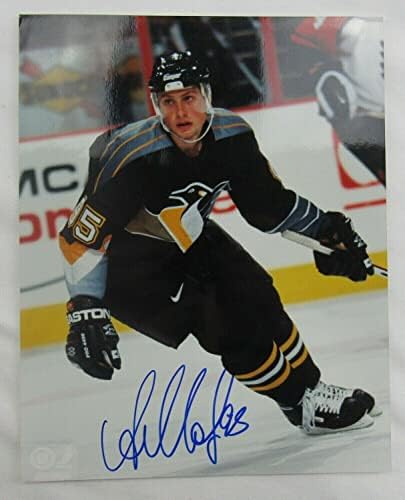 Алексей Морозов Подписа Автограф 8x10 Снимка на I - Снимки на НХЛ с автограф