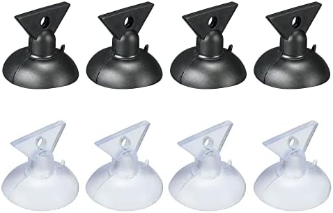 Сменяеми лампи MECCANIXITY, Инструменти за смяна на крушки на присоске за лампи GU10 MR16, Черен и прозрачен