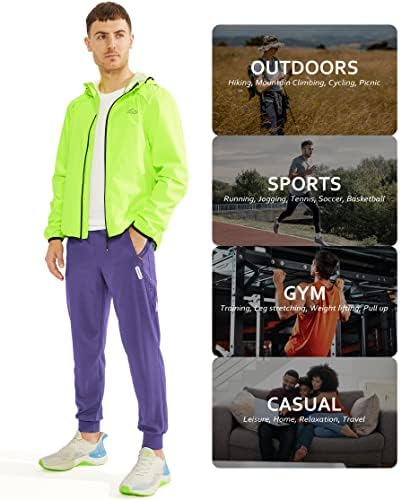 Мъжки Спортни Панталони за Джогинг Purltoan, Леки, бързо съхнещи Туристически Панталони За Джогинг, Дишащи Спортни