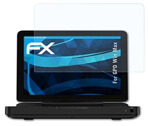 Защитно фолио atFoliX, съвместима със защитно фолио GPD Win Max Screen Protector, сверхчистая защитно фолио