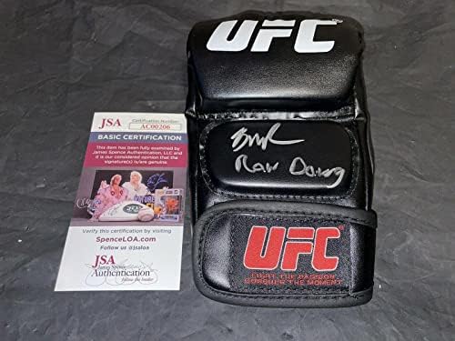 Ръкавици UFC с автограф Брандън Ройвала Raw Dawg JSA Auth 2 - Ръкавици MLB с автограф