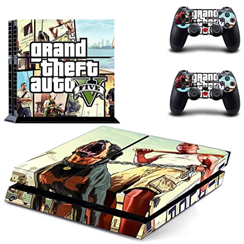 За PS4 SLIM - Играта Grand GTA Theft And Auto Стикер на корицата на PS4 или PS5 За конзолата PlayStation 4 или