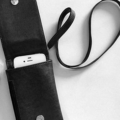 Няма болка, Няма полза Цитат на Черно Насърчаване на Положително Телефон в Чантата си Портфейл Окачен Мобилен Калъф Черен Джоба