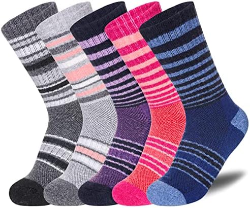 Дамски туристически Чорапи От Мериносова Вълна, Зимни Топли Минерални Работни Ботуши, Меките Удобни Чорапи за
