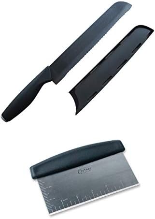 Комплект домашни Ножове за хляб: Нож за тесто и Керамичен Нож за хляб