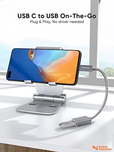 Създаване на кабел USB Адаптер-USB C (0,5 метра / 0,15 м), OTG кабел USB, C, connector Type C-A USB, съвместим