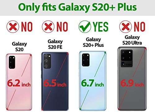 Калъф SHIELDON Galaxy S20 + Plus, Калъф-награда от естествена кожа Galaxy S20 + 5G, Магнитна Закопчалка, RFID