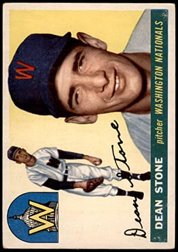 1955 Topps 60 Стоун Дийн Вашингтон Сенатърс (Бейзболна картичка) VG+ Сенатърс