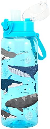 Бутилка за вода Home в Размер на 32 грама - Без BPA от Тритана, с широко гърло, панти капак, лесно се отваря,