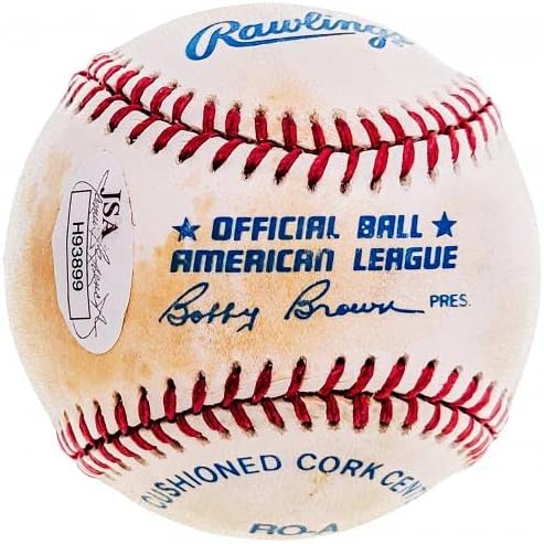 Официален представител на бейзболен клуб Ню Йорк Янкис Рони Шелдън с автограф от JSA H93899 - Бейзболни топки