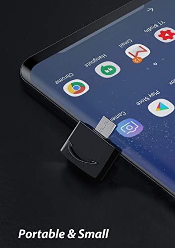USB Адаптер C за свързване към USB конектора (2 опаковки), съвместим с Samsung Galaxy S20 за OTG със зарядно