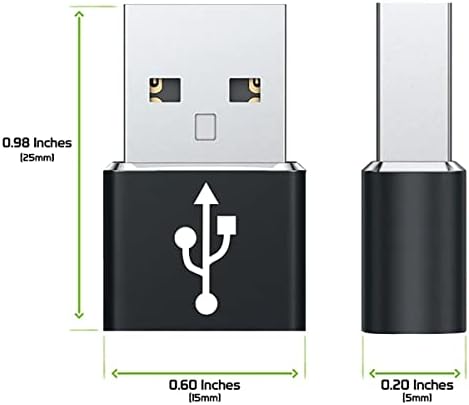 Бърз USB адаптер-C за свързване към USB-порт, който е съвместим с вашия телефон Smartron t. за зарядни устройства,