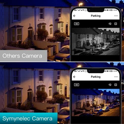 Градинска Водоустойчива камера за сигурност с крушка 2K, Безжична WiFi-Изход SYMYNELEC 2.4 Ghz, 4-Мегапикселова смарт камера с цветен Нощно виждане, разкриването на движеният?