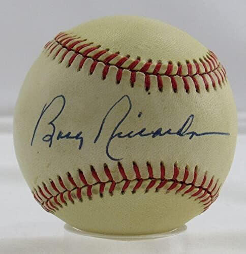 Боби Ричардсън Подписа Автограф Rawlings Baseball B98 - Бейзболни Топки с Автографи