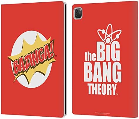 Дизайн на своята практика за главата Официално Лицензиран The Big Bang Theory Pop Art Bazinga Кожен Калъф-книжка-джобен