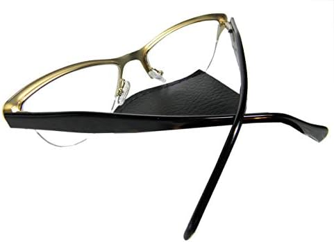 Circleperson дамски очила за четене с кошачьим око на пролетта панти без рамки Среден размер