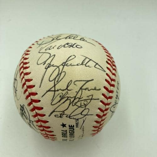 1996 Екип Atlanta Braves NL Champs Подписа договор с JSA COA Националната лига бейзбол - Бейзболни топки с автографи