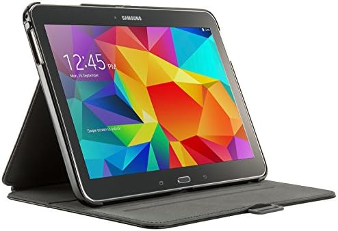 Калъф-за награда и поставка в стил Speck Продукти за Samsung Galaxy Tab 4 10.1, Черен / Шиферно-сив