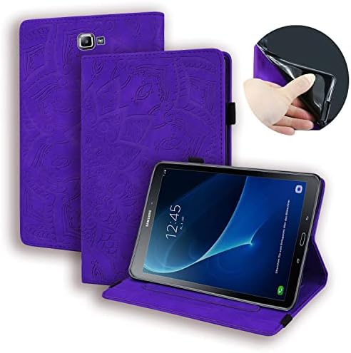 Делото таблет съвместима с Samsung Galaxy Tab A 10,1 SM-T580/T585, Тънък, Лек Флип-титуляр от изкуствена кожа