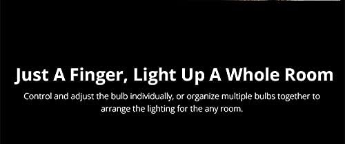 S0Noff B05-B-A60 WiFi Интелигентна Led Крушка E27 С регулируема яркост RGB Лампа 9 W Умен Дом BH7