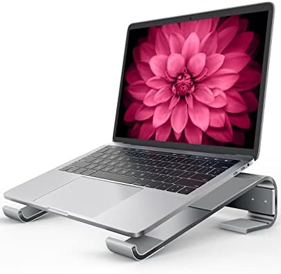Поставка за лаптоп на маса, Компютърна Поставка с Вентиляционным Охлаждане за MacBook Pro Air, Ергономична Алуминиева
