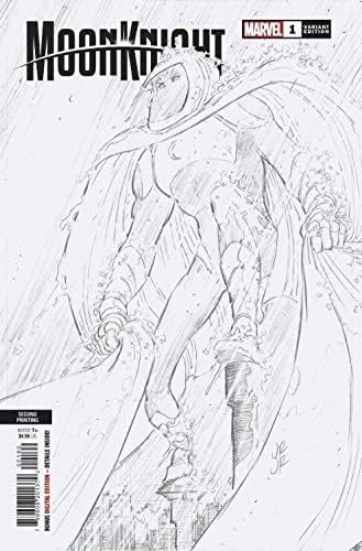 Лунен рицар (9-та серия) 1A (2) VF / NM ; Комиксите на Marvel | 1:25 Вариант на Джон Ромиты